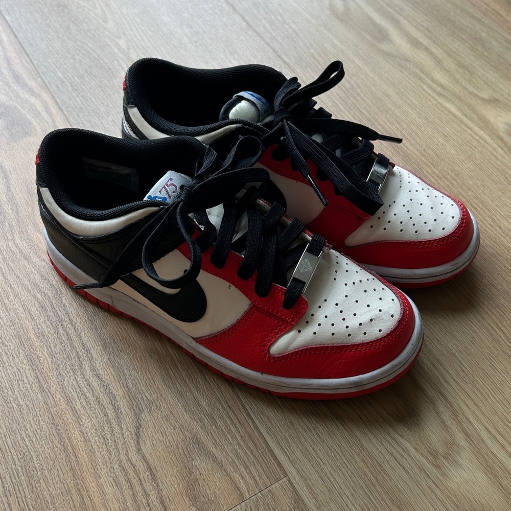 Mike Low Dunks NBA 75th Anniversary Chicago Bulls Youth Size 4.5